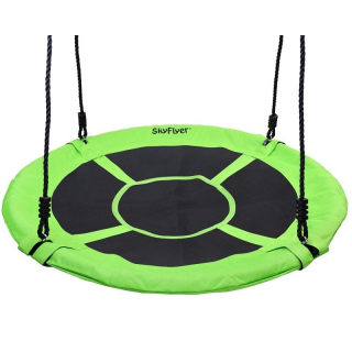 SkyFlyer Hojdačka Bocianie Hniezdo 100 cm, nosnosť 150kg, zelená