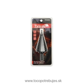 Viacstupňový vrták HSS M2 4-39mm - Tvardy T03203