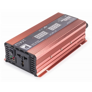 Menič napätia 12V/230V LCD 1200W PM-PN-1200LS - POWERMAT