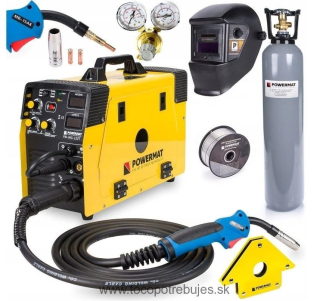 Powermat PM-IMG-220T INVERTOROVÁ ZVÁRAČKA zvárací invertor migomat 220A MIG/ MAG/TIG/MMA