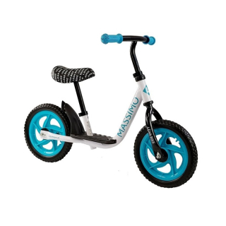 LeanToys Odrážadlo Massimo bielo-modrý