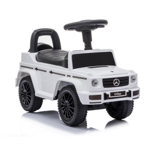 LeanToys Odrážadlo autíčko Mercedes G-Class s klaksónom biele