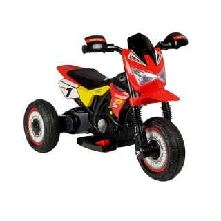 LeanToys Elektrická trojkolesová motorka GTM2288-A, červená