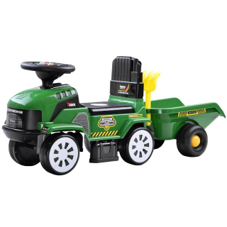 Joko Odrážadlo traktor s vlečkou, zelená
