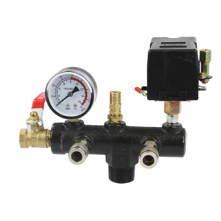 Tlakový spínač s manometrom 6-8 bar 400V - MAR-POL M806986