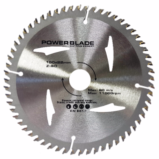 Pílový kotúč 160x22mm 60z - POWER BLADE M09056