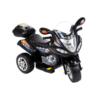 LeanToys Elektrická motorka BJX-88 - čierna