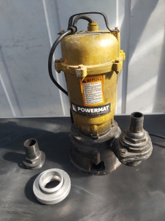 Kalové čerpadlo s drvičom PM-PDS-3000 - POWERMAT, POUŽITÝ