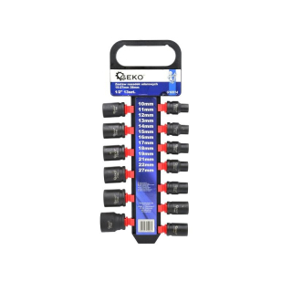 Sada 13ks kovaných nástrčných kľúčov 1/2" 10-27mm - GEKO G10514