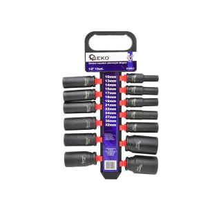Sada 13ks kovaných nástrčných kľúčov 1/2" 10-32mm - GEKO G10512