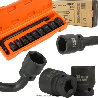 Nástrčné klúče 10el. Šesťhranné BJC / 10-24MM / - M58235