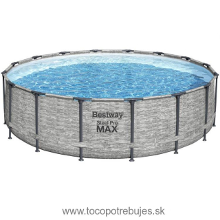 Bestway 5619E bazén, 488 x 122 cm, kartušová filtrácia