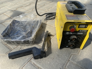 Invertorová elektródová zváračka 260A IGBT PM-MMA-260SN - POWERMAT, POUŽITÁ