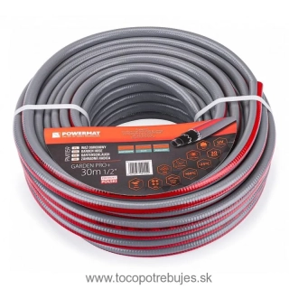 Záhradná hadica 1/2″ 30m 6 vrstiev GARDEN PRO+ - POWERMAT PM1159