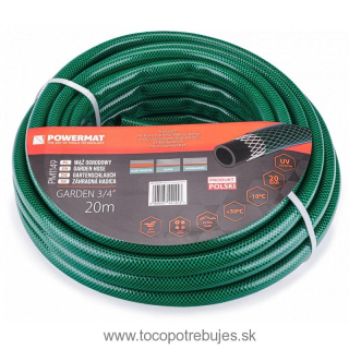 Záhradná hadica 3/4″ 20m 3-vrstvová GARDEN - POWERMAT PM1149