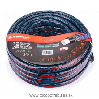 Záhradná hadica 3/4″ 30m 4 vrstvy GARDEN+ - POWERMAT PM1153