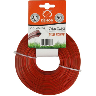 Lanko do vyžínačov 2,4mm 50m štvorhran - DEMON M84104