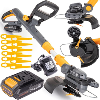 Akumulátorová strunová kosačka 20V batéria + nabíjačka - POWERMAT PM-PKA-20C
