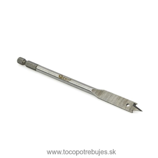 Plochý frézovací vrták do dreva 12x152mm HEX - GEKO G37300