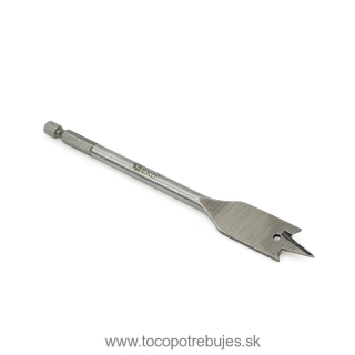 Plochý frézovací vrták do dreva 22x152mm HEX - GEKO G37310