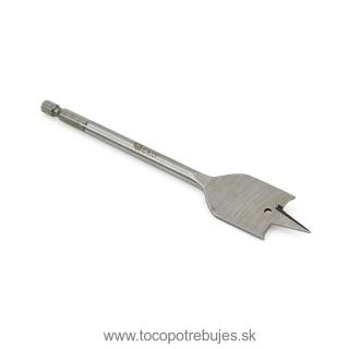 Plochý frézovací vrták do dreva 28x152mm HEX - GEKO G37316
