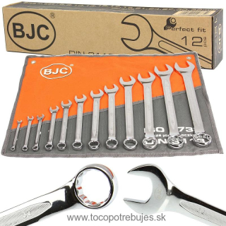 Kľúče očko vidlicové nástenné 12ks 6 - 32mm - BJC M58133