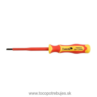 Izolovaný plochý skrutkovač 4x100 VDE - Tvardy T00824