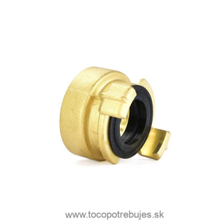 Mosadzná kĺbová spojka 1/4” - GEKO G70124