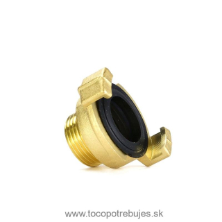Mosadzná kĺbová spojka 3/4" - GEKO G70112