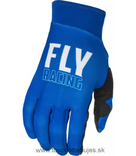 Rukavice PRE LITE, FLY RACING - USA (modrá/biela)