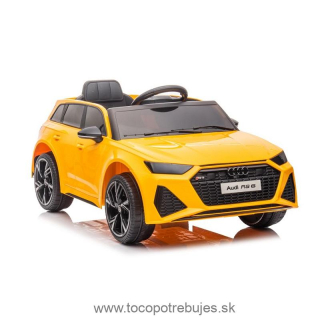 LeanToys Elektrické autíčko Audi RS6, žltá