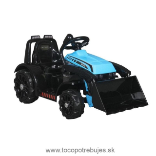 LeanToys Detský elektrický traktor ZP1001B s radlicou, modrá