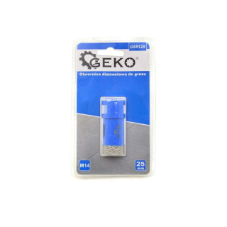 Diamantový korunkový vrták 25mm / M14 - GEKO G65125