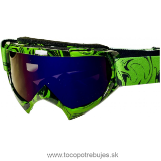 Motokrosové okuliare Cross/MTB, modro-fialová