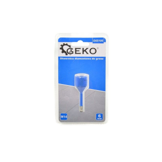 Diamantový korunkový vrták 6mm / M14 - GEKO G65106