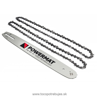 Powermat PM-PR-16C2 VODIACA LIŠTA NA PILU 16" 0,325 400mm + 2x reťaz