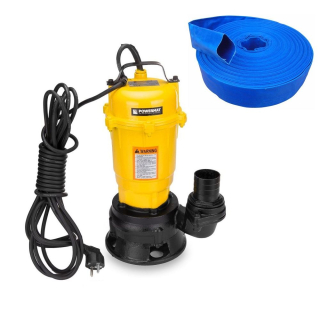 Kalové čerpadlo s drvičom PM-PDS-3000 + hadica 20m - POWERMAT