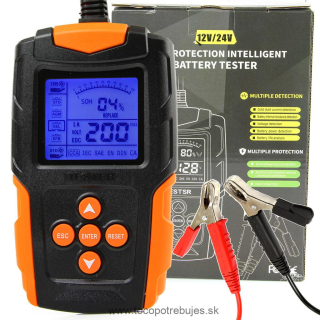 Tester batérií 12V a 24V - MAR-POL M82520