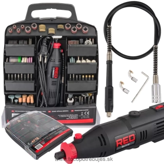 Mini brúska s príslušenstvom 300diel RTSPT0047 - RED TECHNIC