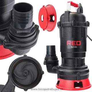 Čerpadlo kalové s nožom 750W - RED TECHNIC RTPDSR0071