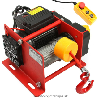 Elektrický lanový navijak 30m 300/600kg - MAR-POL M80785