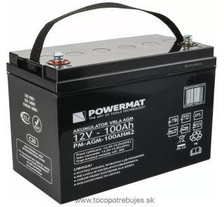 Akumulátor Powermat PM-AGM-100AHM2