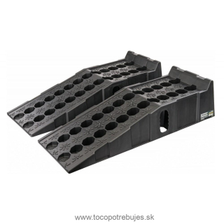 Nájazdová rampa HDPE, 8000Kg, 2ks - POWERMAT PM-NZS-8T