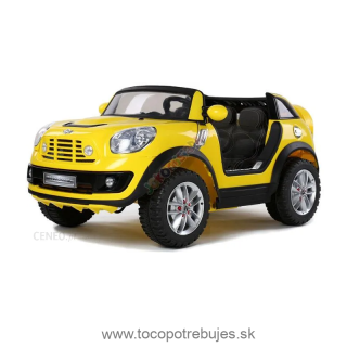 JOKO Elektrické autíčko MINI Cooper PA0115, 2x motor, žltá