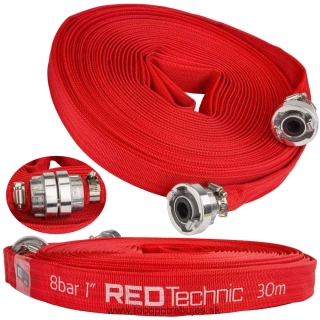 Požiarna hadica pre čerpadlá, 30M - RED TECHNIC RTWS0066