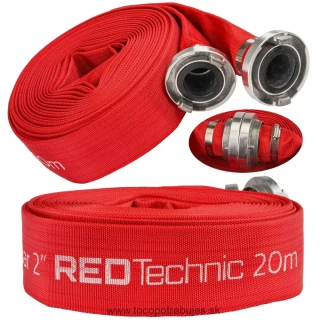 Požiarna hadica pre čerpadlá, 20M - RED TECHNIC RTWS0067