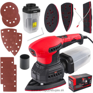Excentrická oscilačná brúska 1300W, 3v1 - RED TECHNIC RTSMO0060