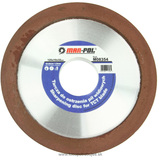 Diamantový brúsny kotúč 125x10x32 mm - MAR-POL M08354