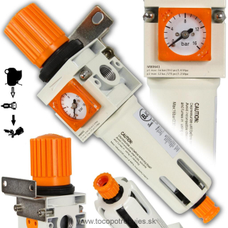 Vzduchový filter/regulátor vzduchu 1/4" 15 bar - BJC M80641