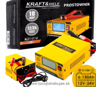 Nabíjačka mikroprocesorová 12/24V - Kraft&Dele KD1918